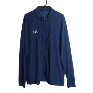 Travis Mathew Surfside Full Zip Lightweight Sporty Golf Jacket Navy Blue Large